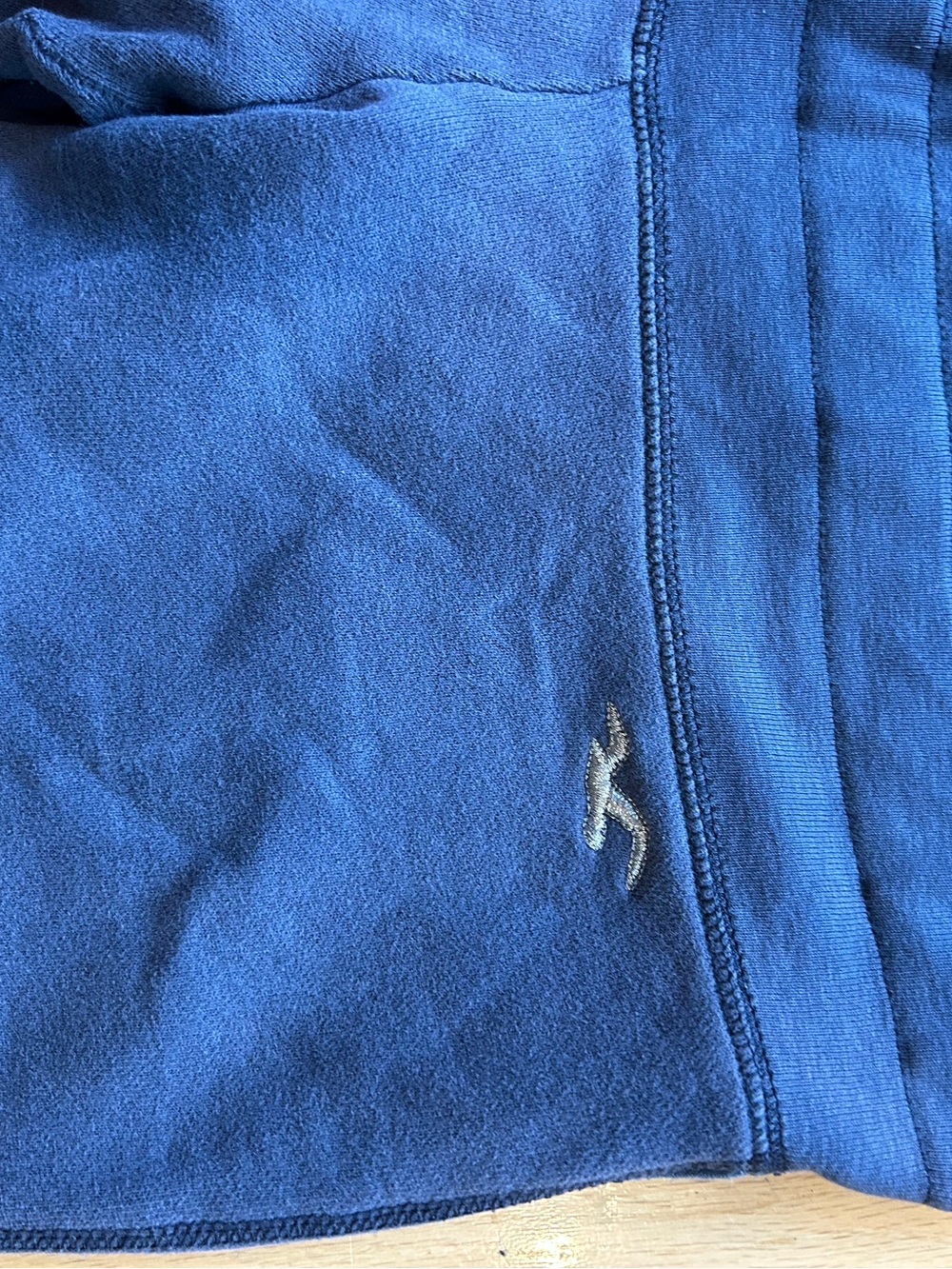 Hollister Slate Blue Sweatpants Womens M with Lined Drawstring Waist Flare Leg - Picture 2 of 4